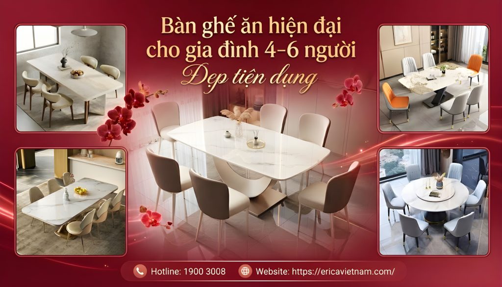 bàn ghế ăn hiện đại