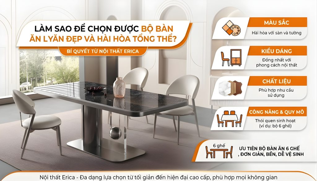 bộ bàn ăn đẹp 