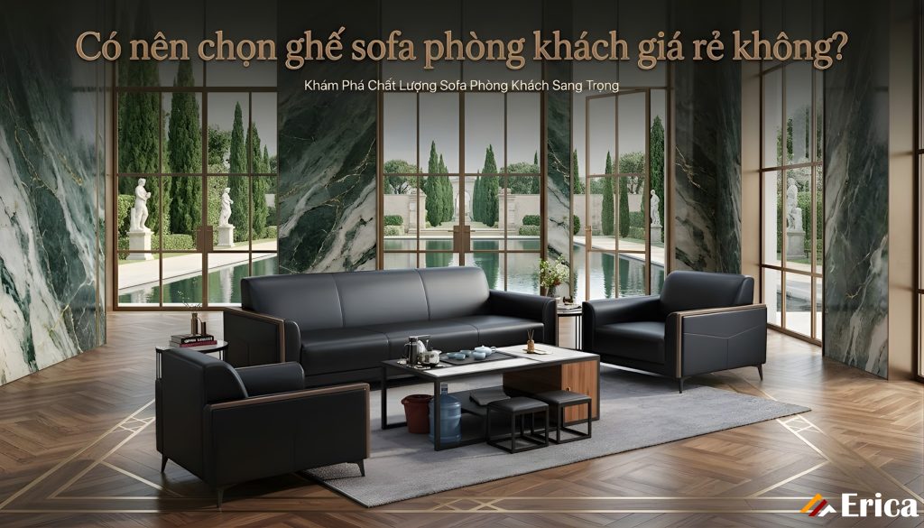 Có nên chọn ghế sofa phòng khách giá rẻ không?