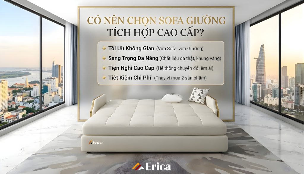 Có nên chọn loại sofa giường cao cấp?