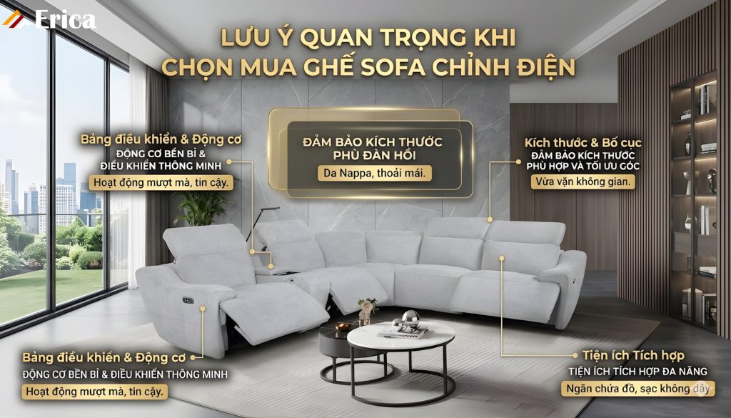 Lưu ý quan trọng khi mua sofa