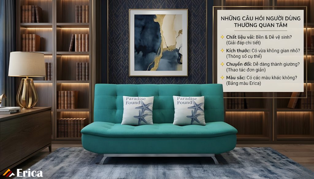 Những câu hỏi thường gặp về sofa giường?