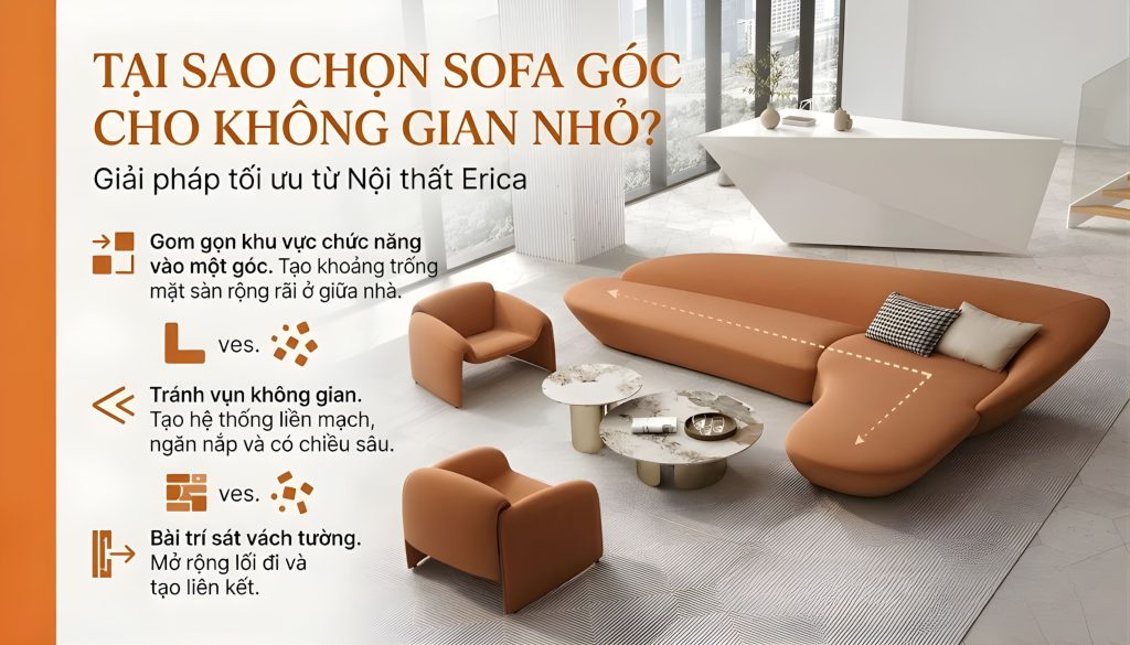 Tại sao chọn sofa góc