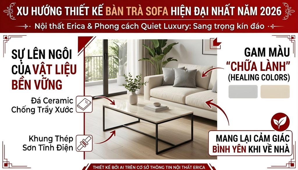 xu hướng bàn trà hiện đại
