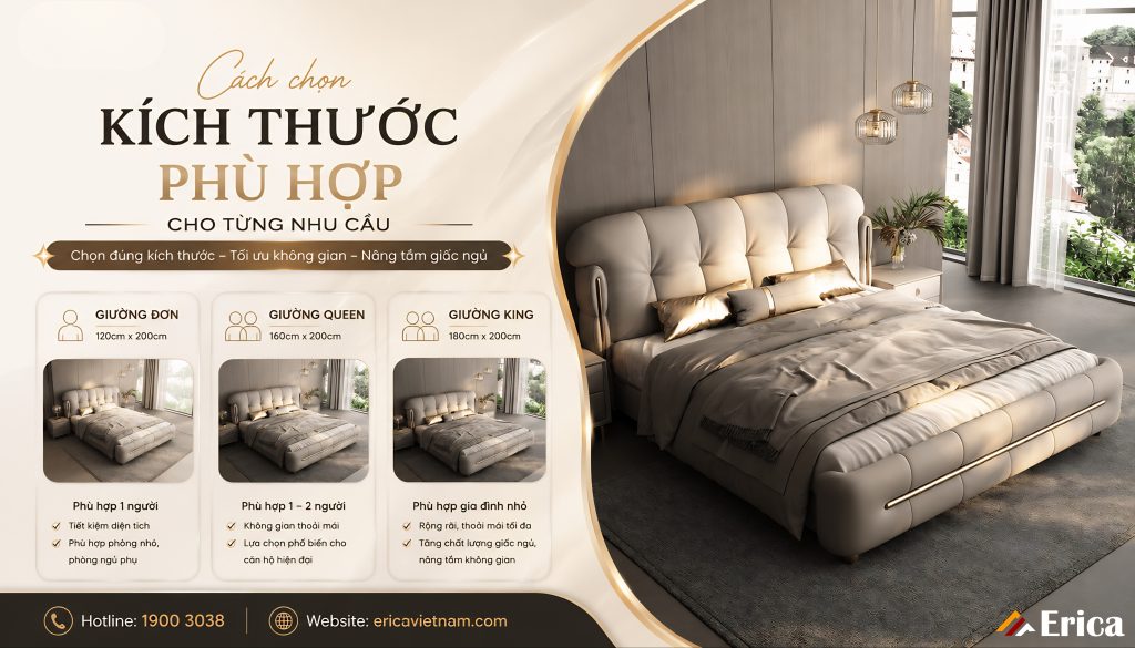 Cách chọn kích thước phù hợp cho từng nhu cầu