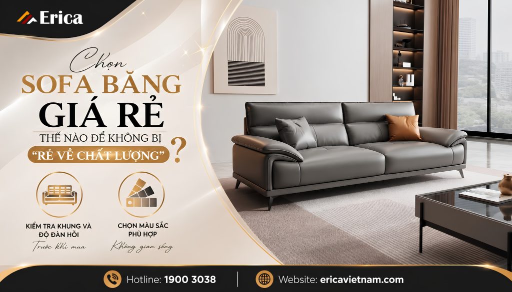 Chọn sofa băng giá rẻ thế nào để không bị rẻ về chất lượng