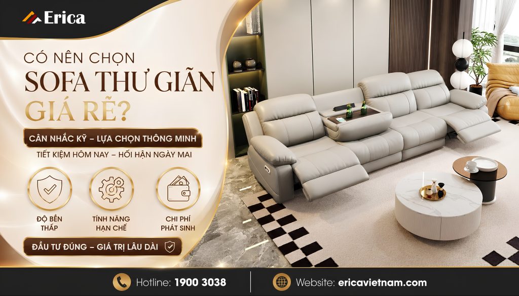 Có nên chọn sofa thư giãn giá rẻ