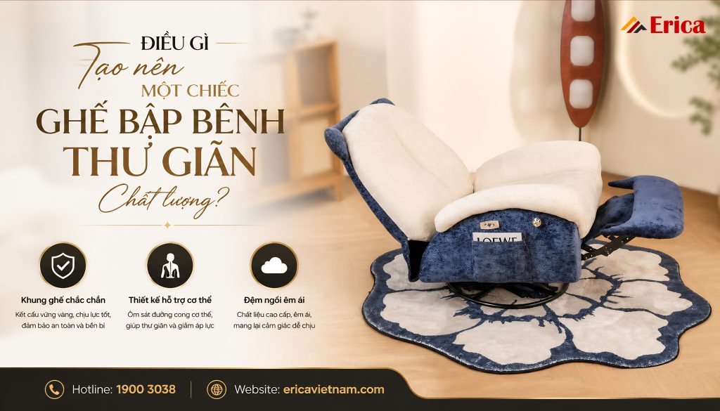 Điều gì tạo nên ghế bập bênh thư giãn chất lượng