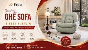 Thiết kế ghế sofa thư giãn phù hợp nhiều không gian không?