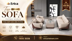 Top bộ ghế sofa phòng khách phù hợp văn phòng