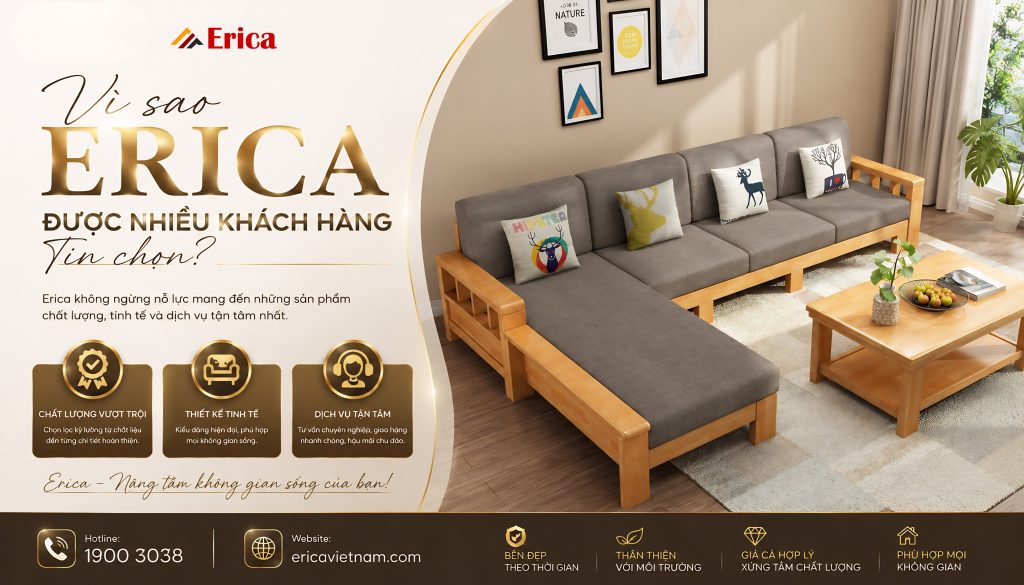 Vì sao Erica được nhiều khách hàng tin chọn?