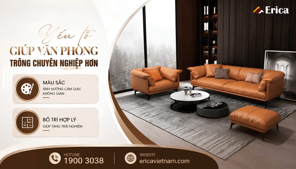 Yếu tố giúp văn phòng trông chuyên nghiệp hơn