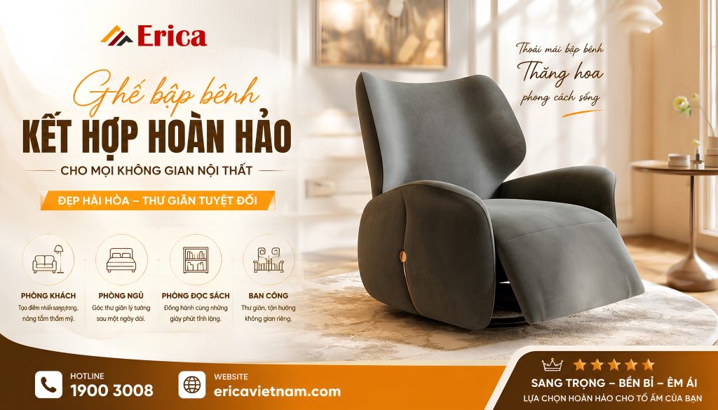 Ghế kết hợp hoàn hảo cho mọi nội thất