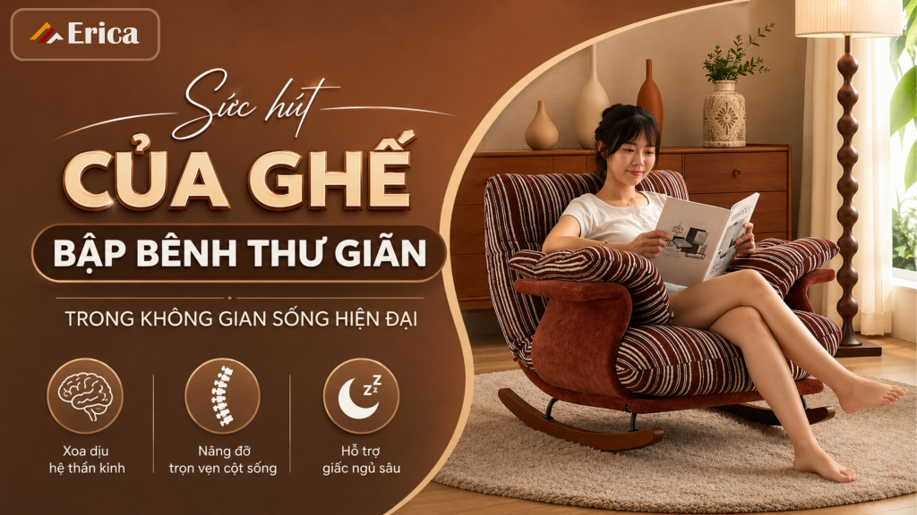 Sức Hút Của Ghế Bập Bênh Thư Giãn Trong Không Gian Sống Hiện Đại