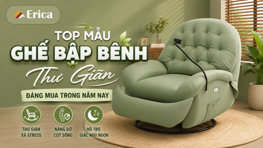 Top Mẫu Ghế Bập Bênh Thư Giãn Đáng Mua Trong Năm Nay