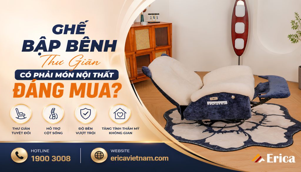 Ghế bâp bênh thư giãn có phải món nội thất đáng mua