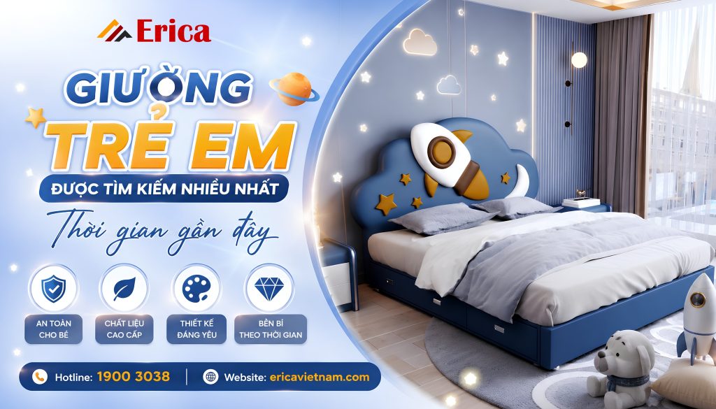 Giường trẻ em được tìm kiếm nhiều nhất thời gian gần đây