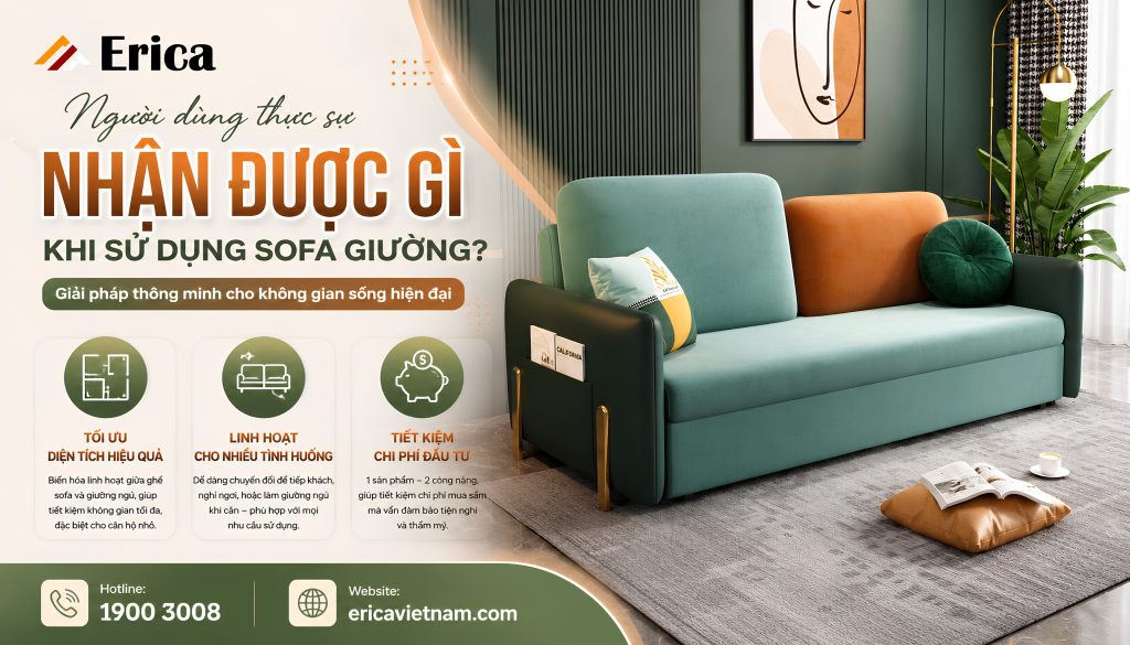 Người dùng thực sự nhận được gì khi sử dụng sofa giường