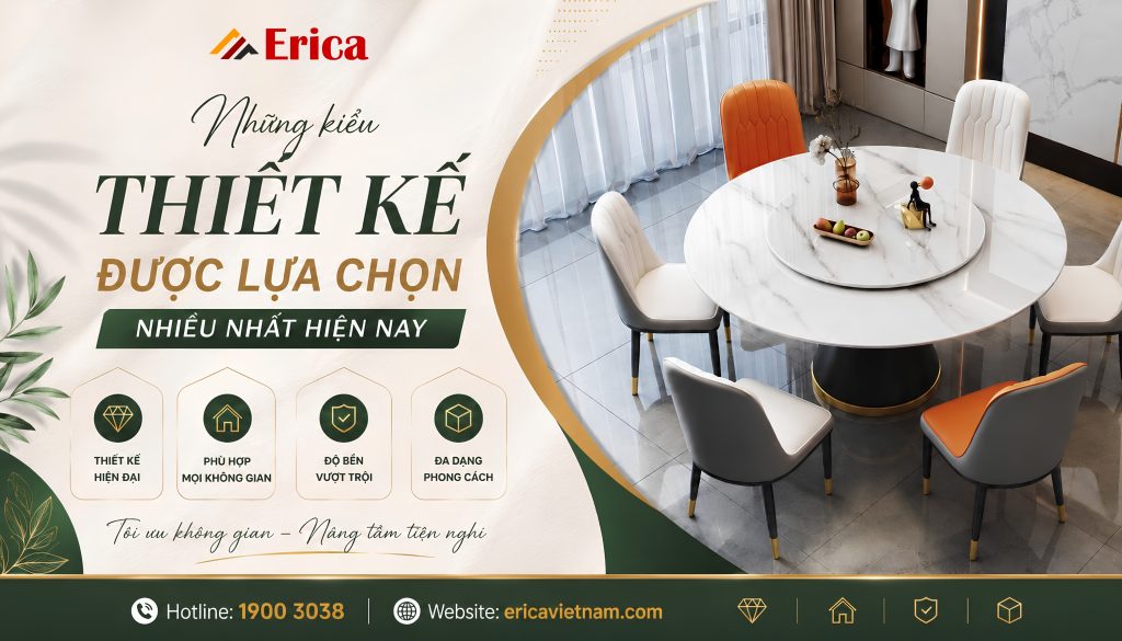 Những kiểu thiết kế được lựa chọn nhiều nhất hiện nay