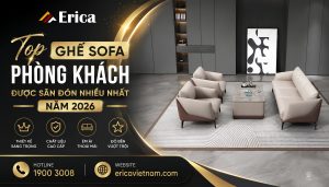 Top ghế sofa phòng khách được săn đón nhiều nhất năm 2026