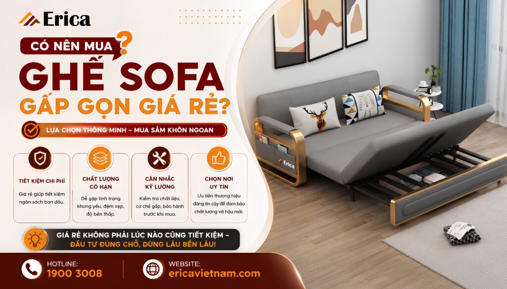 Có nên mua vé sofa giá rẻ?
