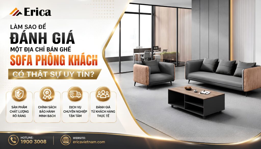 Làm sao để đánh giá một địa chỉ bán ghế sofa có thật sự uy tín?