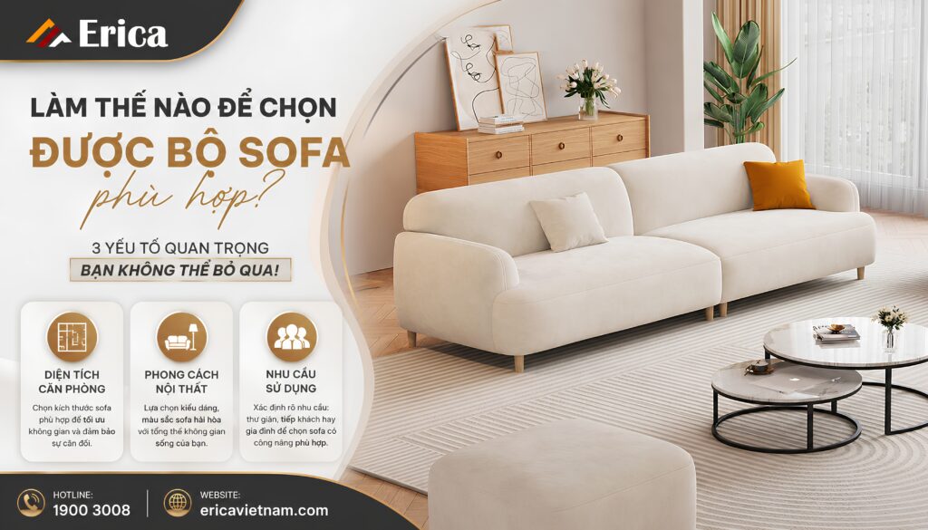 Làm thế nào để chọn được bộ sofa phù hợp?