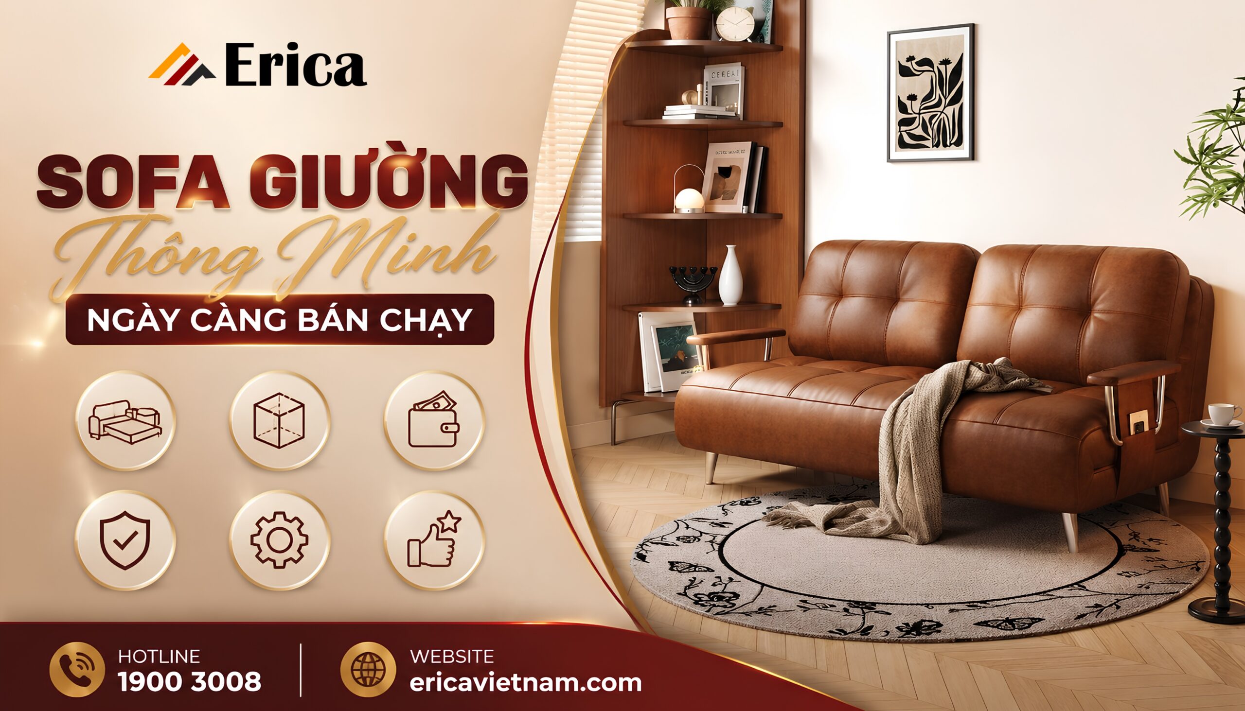 Lý do sofa giường thông minh ngày càng bán chạy?
