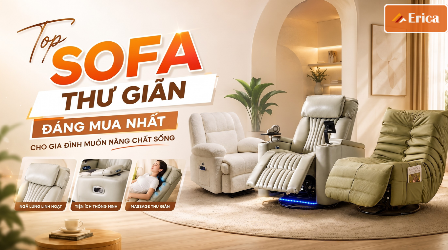Top Sofa Thư Giãn Đáng Mua Nhất Cho Gia Đình
