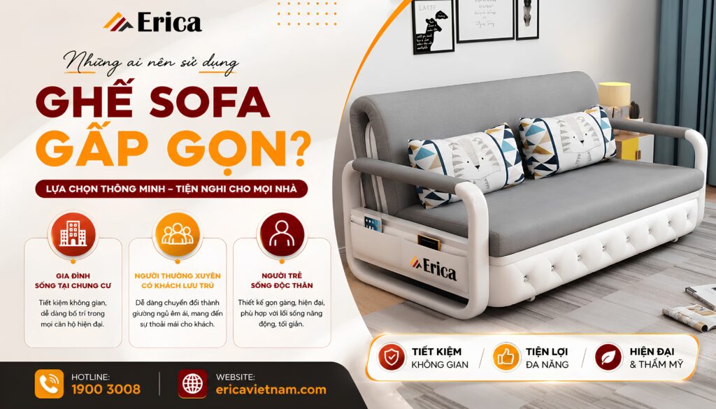 Những ai nên sử dụng ghế sofa gấp gọn?