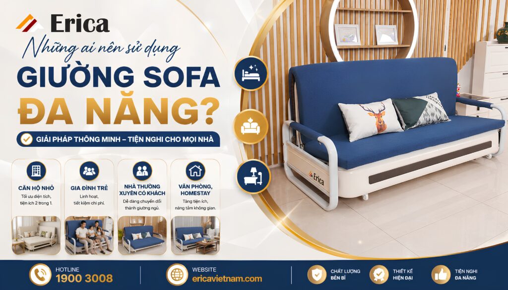 Những ai nên sử dụng giường sofa đa năng?