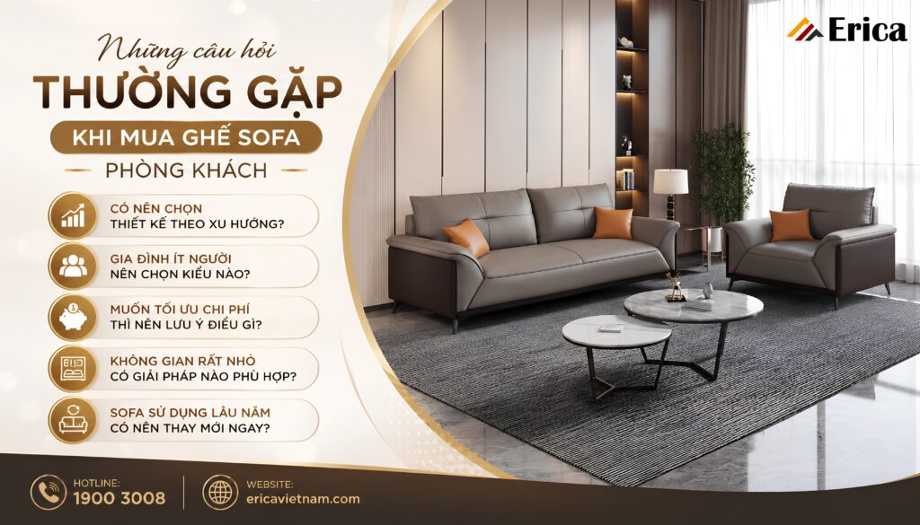 Những câu hỏi khi mua sofa 