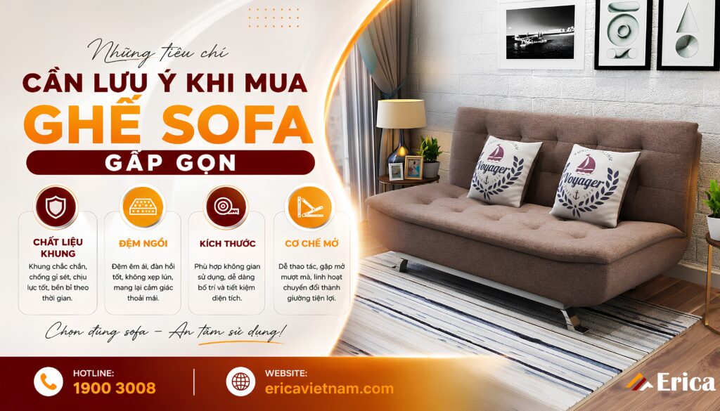 Những tiêu chí cần lưu ý khi mua sofa