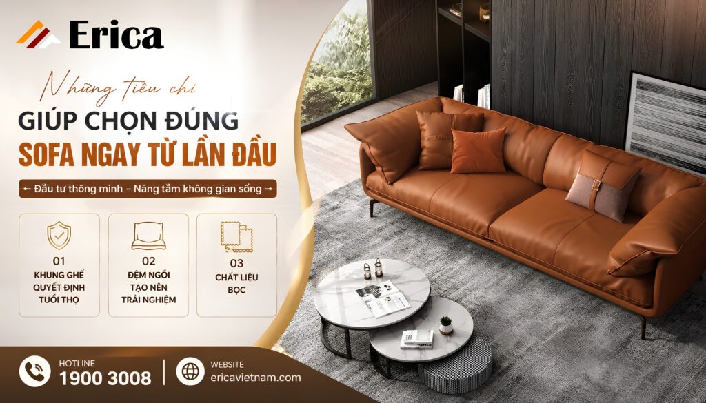 Những tiêu chí giúp chọn đúng sofa ngay từ đầu
