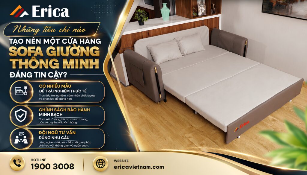 Những tiêu chí nào tạo nên cửa hàng sofa uy tín?