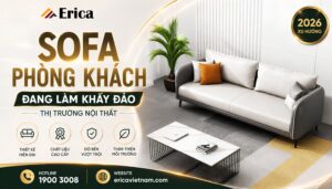 Mẫu sofa phòng khách đang làm khuấy đảo thị trường nội thất