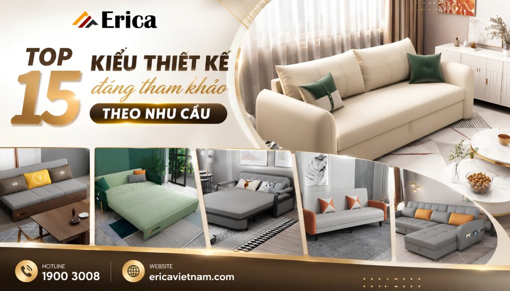 Top 15 kiểu thiết kế đáng  tham khảo theo nhu cầu