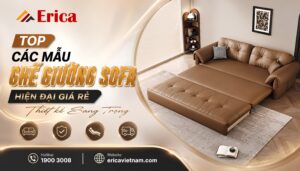 Top các mẫu ghế giường sofa hiện đại giá rẻ thiết kế sang trọng