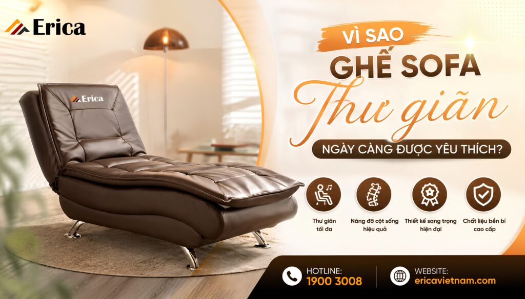 Vì sao ghế sofa thư giãn chỉnh điện ngày được yêu thích?