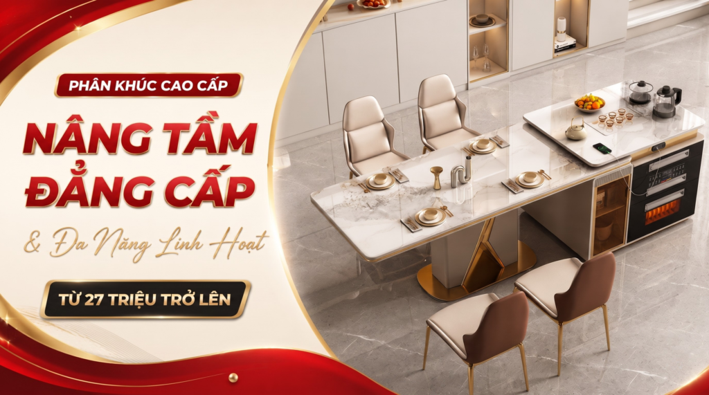 bàn ăn 4 ghế phân khúc cao cấp