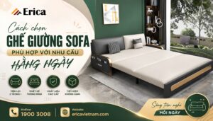 Cách chọn ghế giường sofa phù hợp với nhu cầu hằng ngày