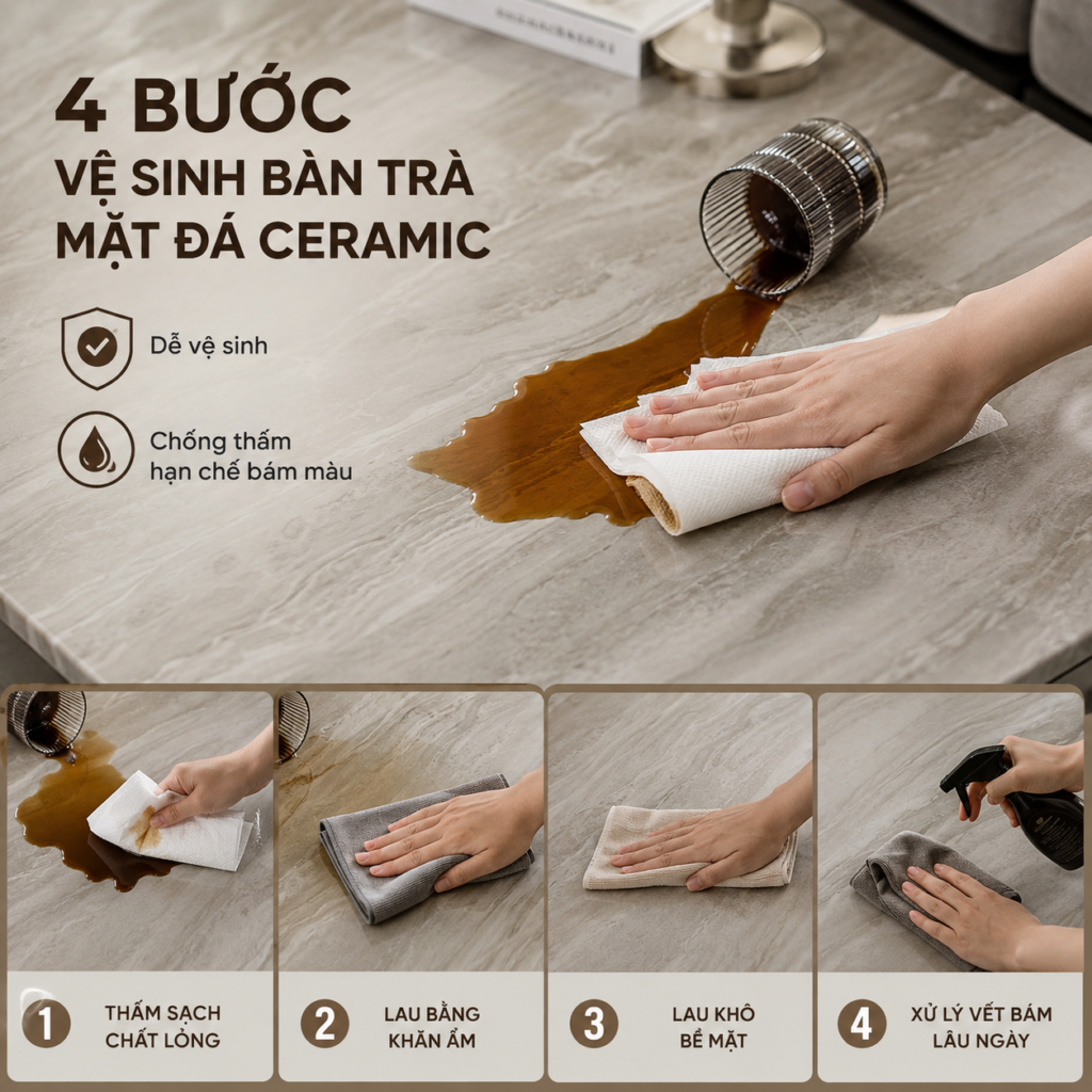 cach-ve-sinh-ban-tra-ceramic-khi-dinh-tra-ca-phe