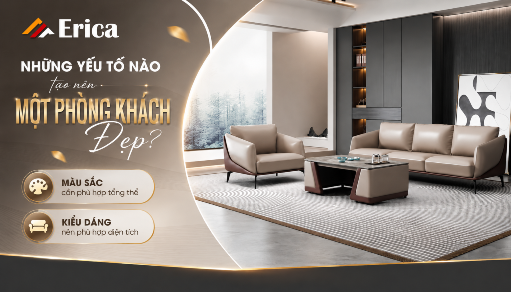 Những yếu tố nào tạo nên một phòng khách đẹp