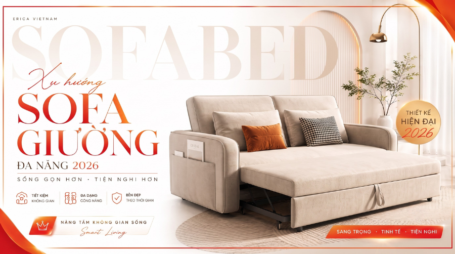 xu hướng sofa giường 2026
