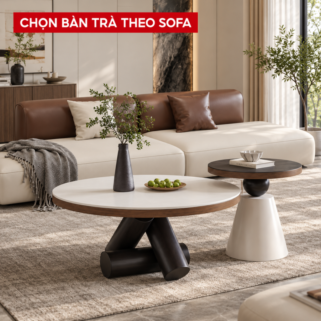 họn kiểu dáng theo loại sofa