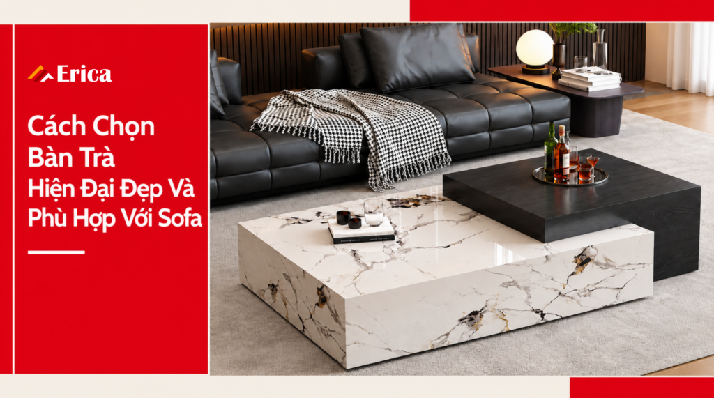 Cách Chọn Bàn Trà Hiện Đại Đẹp Và Phù Hợp Với Sofa