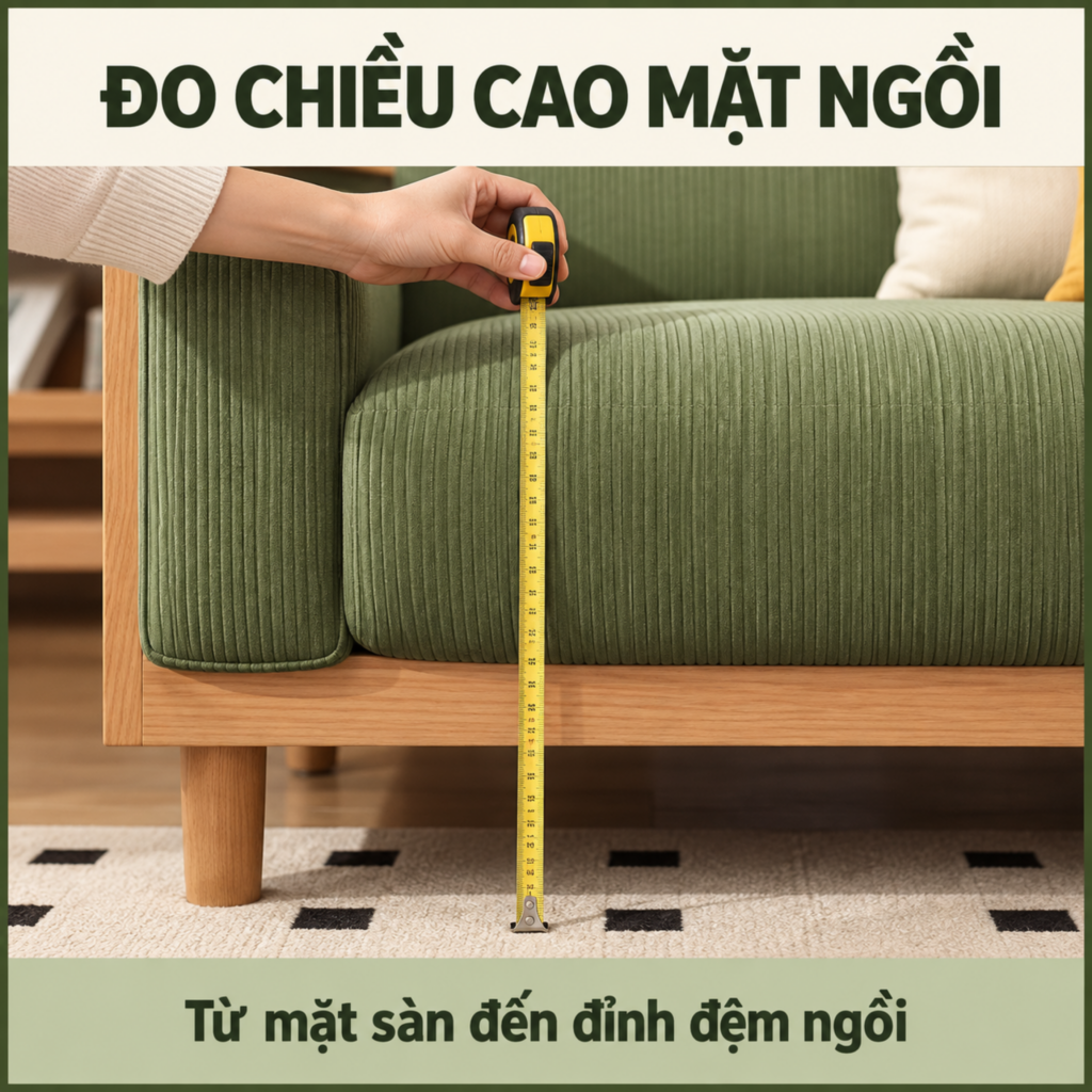 Đo chiều cao mặt ngồi