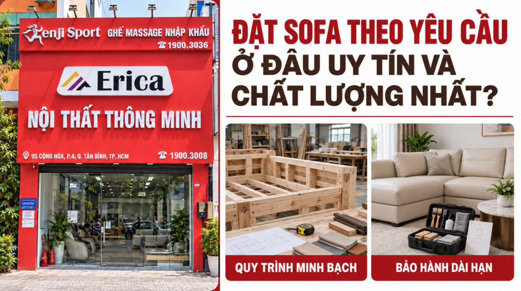 Đặt sofa theo yêu cầu ở đâu uy tín và chất lượng nhất?