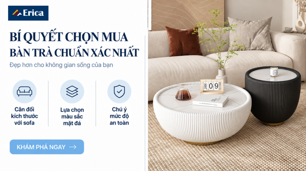 Bí quyết chọn mua bàn trà chuẩn xác