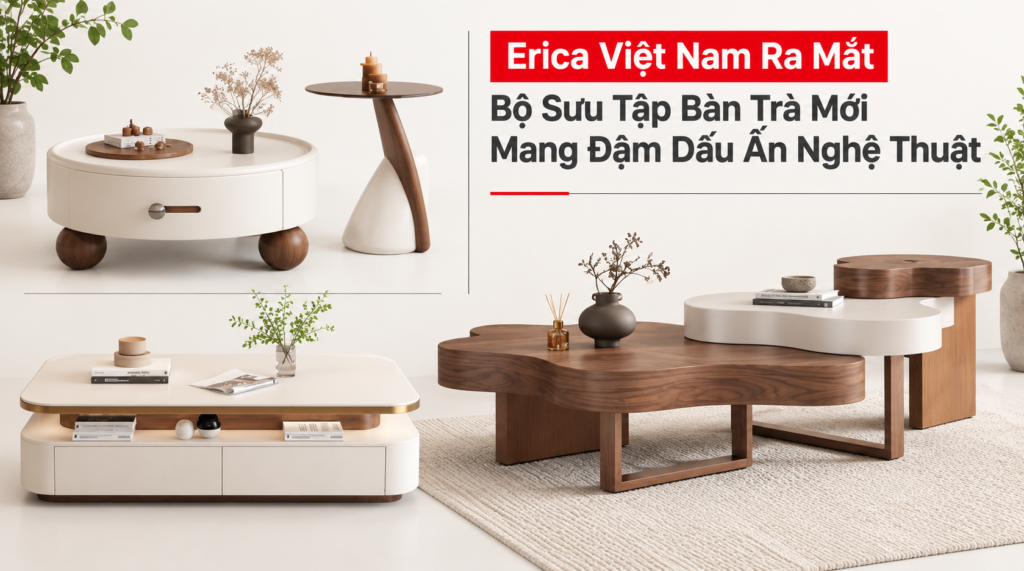 Erica Ra Mắt BST Bàn Trà Mới Đậm Chất Nghệ Thuật